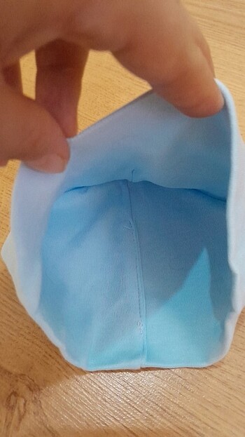 0-3 Ay, 15 cm Beden mavi Renk Bebek sapka