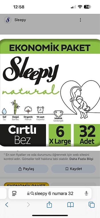 Sleepy bez 6 numara