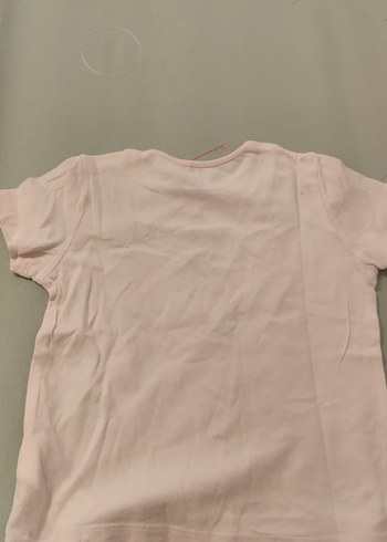 Kız Çocuk Pembe kısa Kollu Baskılı Tişört - Görsel 5