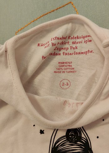 Kız Çocuk Pembe kısa Kollu Baskılı Tişört - Görsel 3