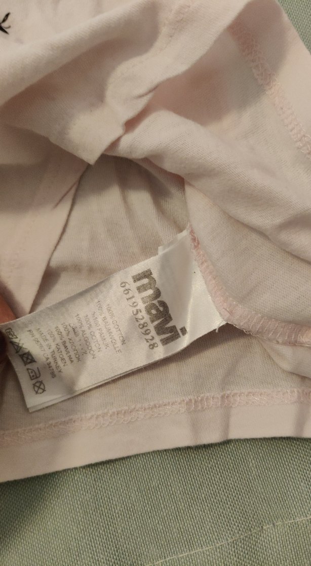 Kız Çocuk Pembe kısa Kollu Baskılı Tişört - Görsel 4