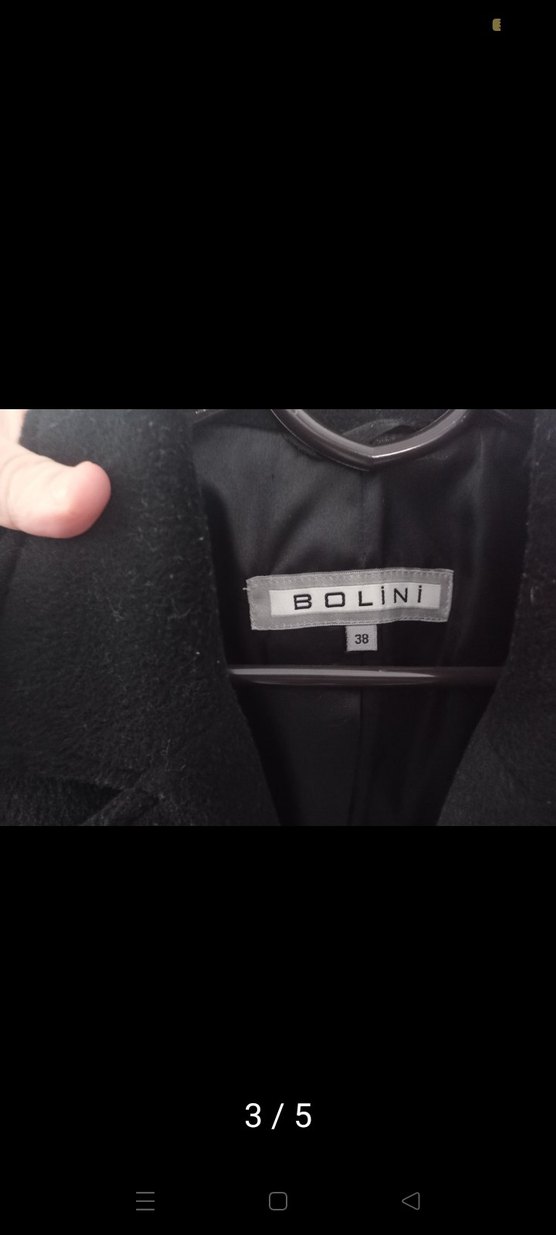 Kadın Siyah Kaban - Görsel 2