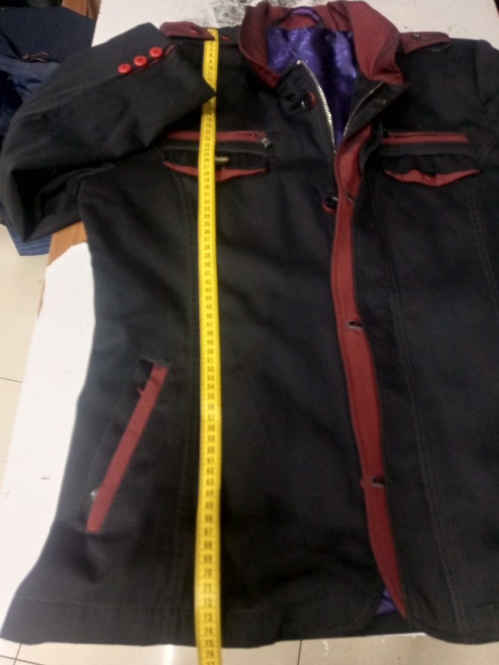 Düğmeli Siyah Erkek Midi Ceket - Görsel 3