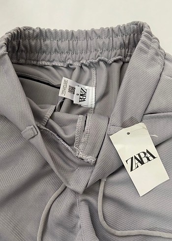 Gri Zara ErkekRahat Kesim Kumaş Pantolon - Görsel 2