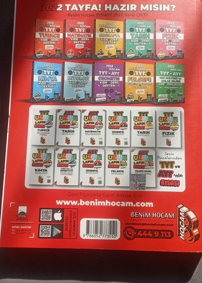TYT MATEMATİK Video ders defteri Benim Hocam - Görsel 2