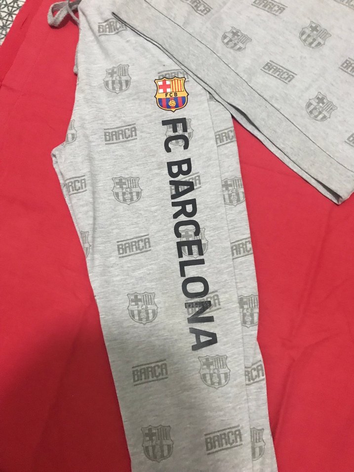 FC Barcelona Gri Erkek çocuk Eşofman Takımı - Görsel 3