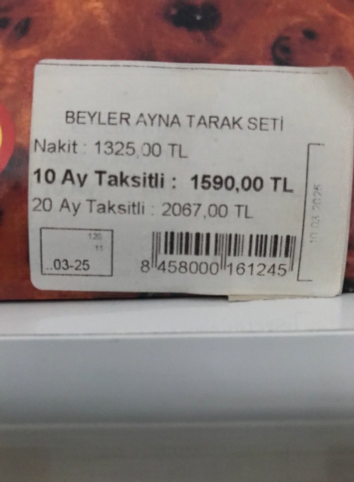 Da Vinci Kadın Ayna ve tarak çeyiz Seti - Görsel 4
