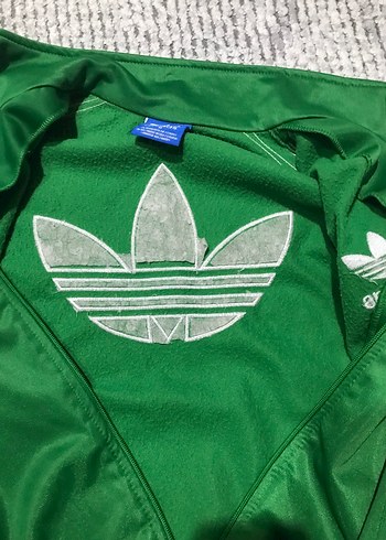 Erkek Yeşil Adidas Fermuarlı Spor Ceket - Görsel 3