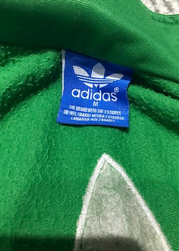 Erkek Yeşil Adidas Fermuarlı Spor Ceket - Görsel 4