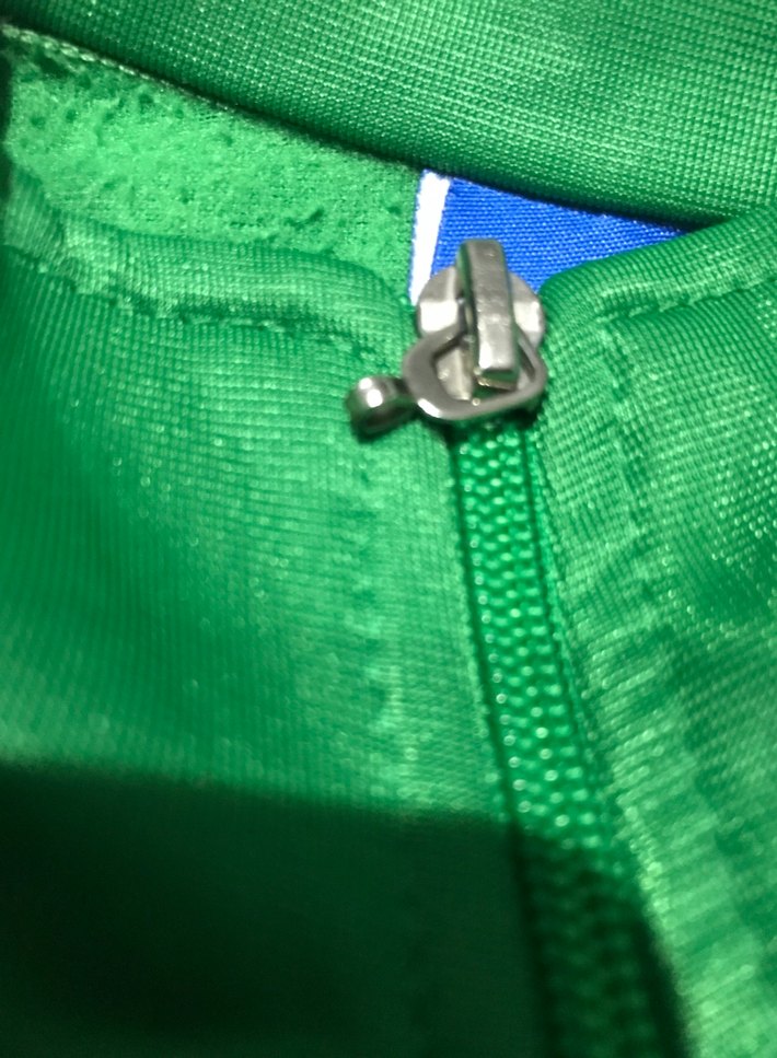 Erkek Yeşil Adidas Fermuarlı Spor Ceket - Görsel 5