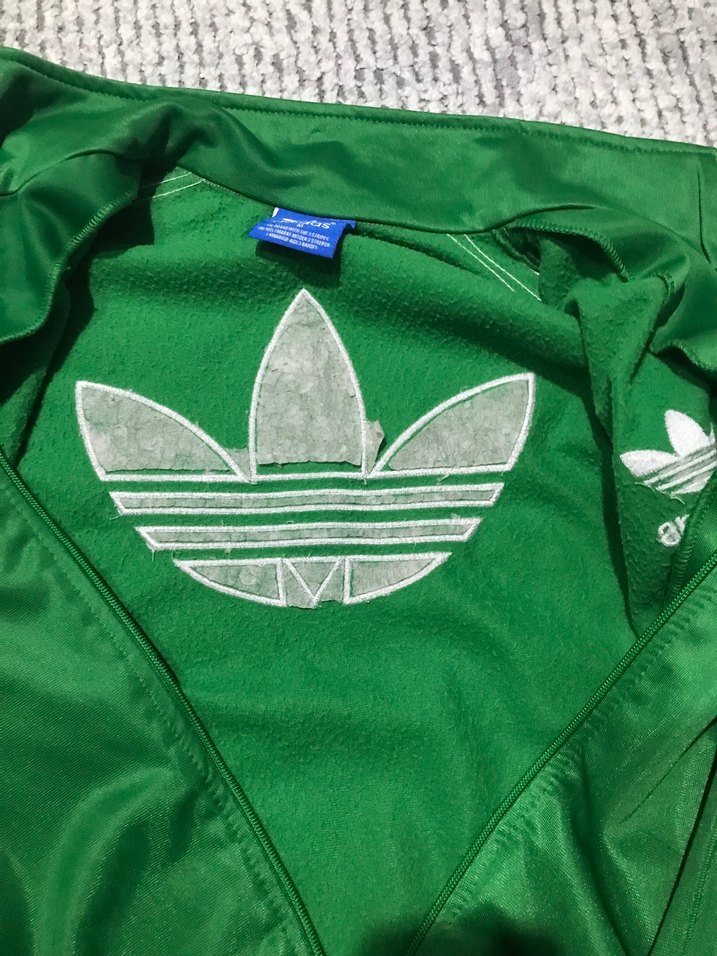 Erkek Yeşil Adidas Fermuarlı Spor Ceket - Görsel 3