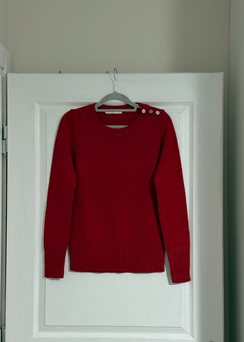 Kırmızı Kadın Kazak - Görsel 3