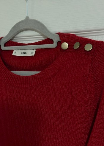 Kırmızı Kadın Kazak - Görsel 7