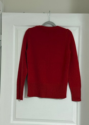 Kırmızı Kadın Kazak - Görsel 6