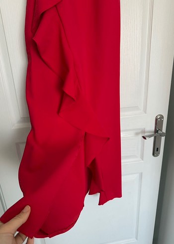 Kırmızı Abiye Elbise - Görsel 3