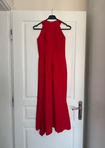 Kırmızı Abiye Elbise - Görsel 4