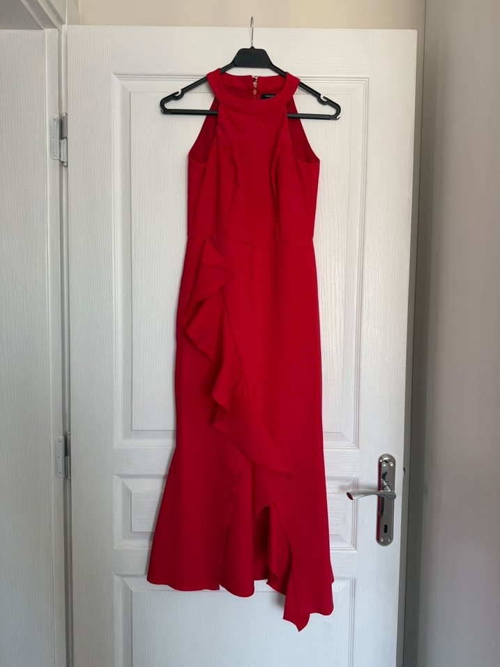 Kırmızı Abiye Elbise - Görsel 2