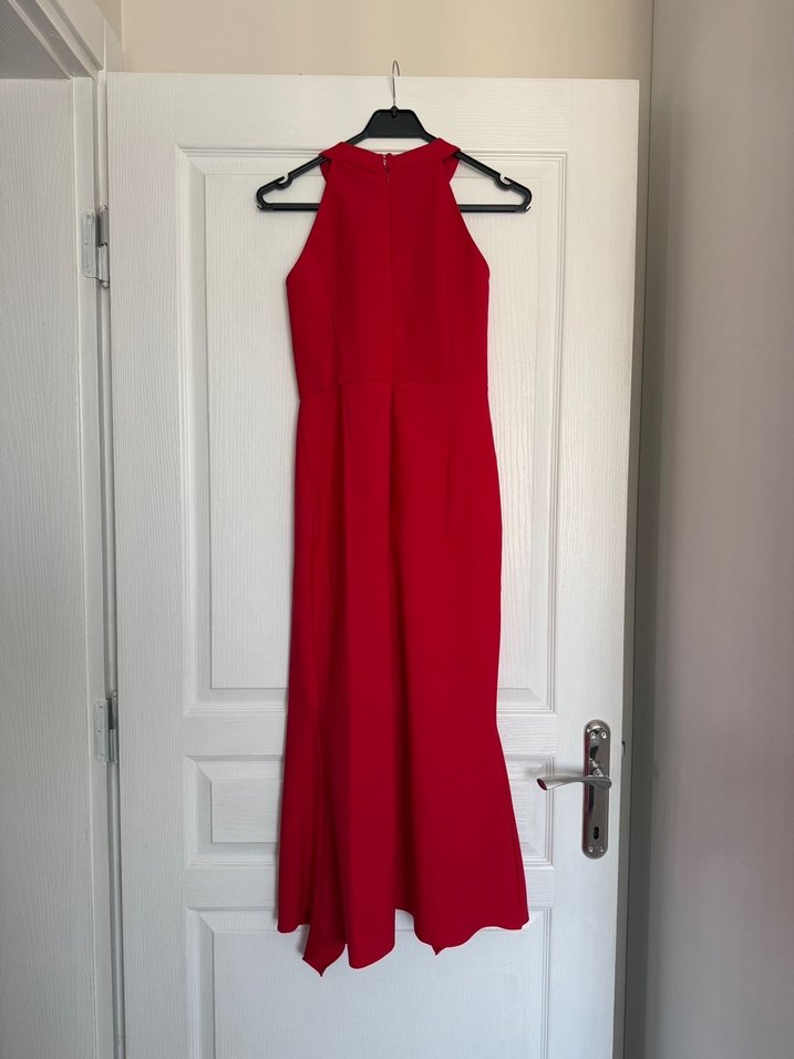 Kırmızı Abiye Elbise - Görsel 4