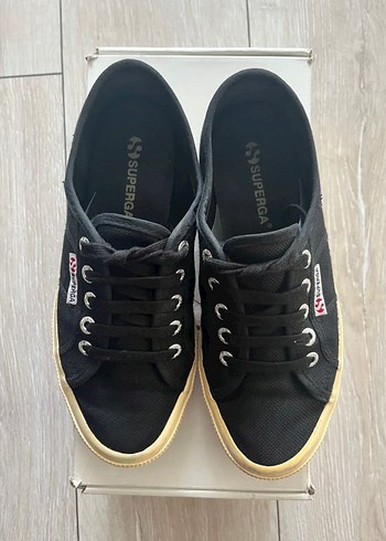 Superga Siyah Superga Kadın Spor Ayakkabı