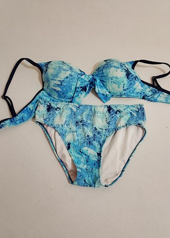 Mavi Tie-Dye Mini Bikini - Strappy Tasarım adet fiyatı