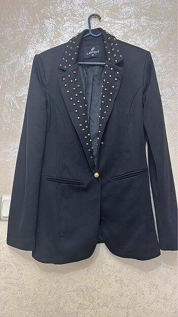 Siyah blazer ceket