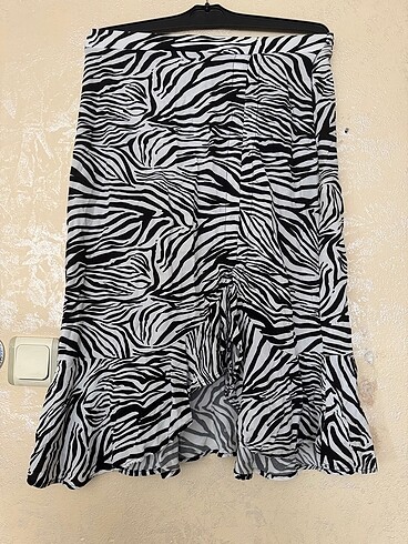 Zebra desen yazlık etek