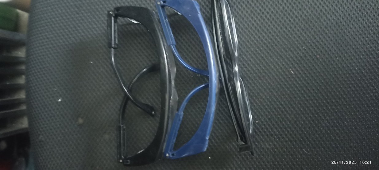 Şeffaf Mavi koruyucu Gözlüğü - Görsel 4
