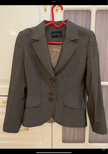 Gri blazer ceket 