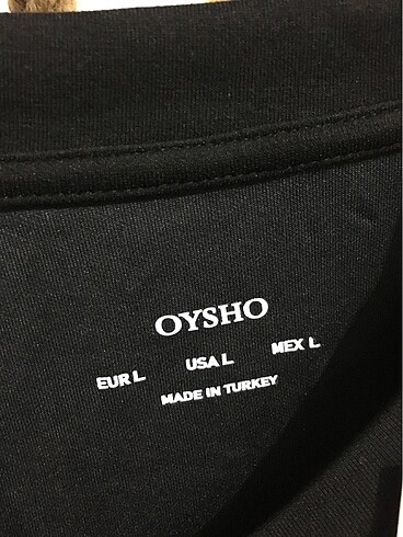 l Beden siyah Renk oysho sıfır etiketi üzerinde sweatshirt