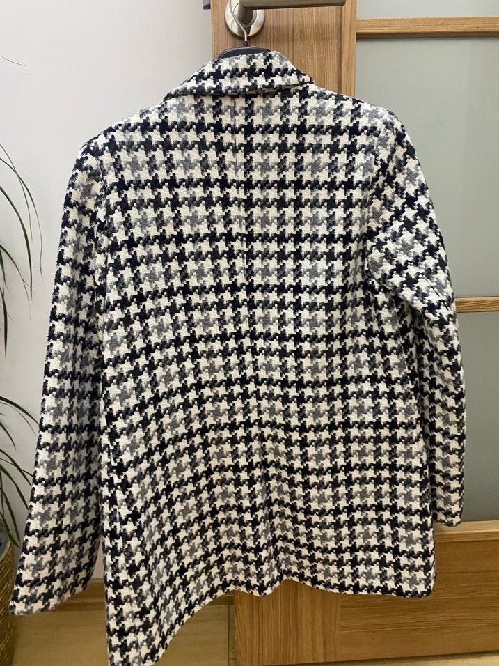 Kadın Gri Düğmeli Midi Blazer - Görsel 3