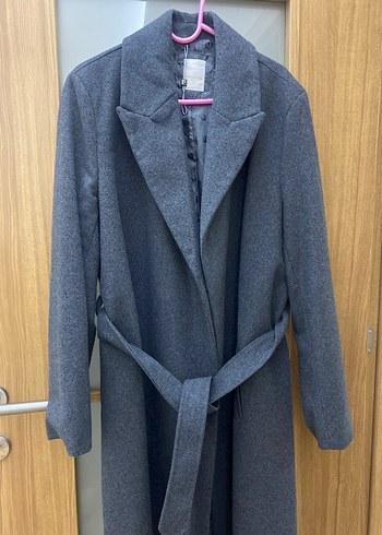 Antrasit Uzun Kemerli Kaban - Görsel 2