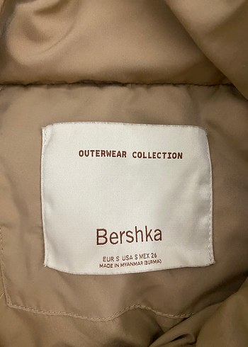 Bej Mini Kısa Düğmeli Kadın Kışlık Mont - Görsel 3