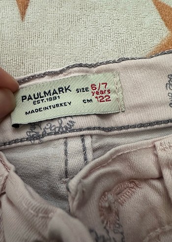 5 Yaş Beden gri Renk Kız Çocuk Gri Bağcıklı Bol Kesim Denim Pantolon