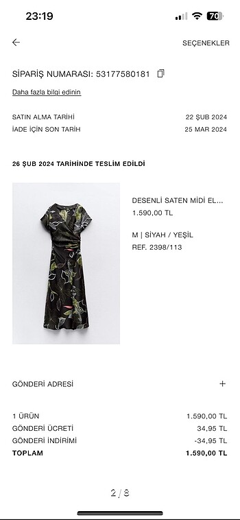 Zara Zara elbise