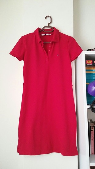 kırmızı günlük elbise