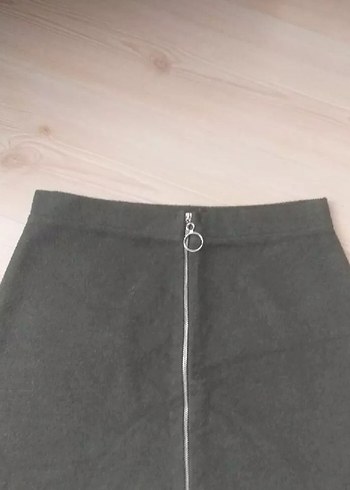 38 Beden Yünlü Kışlık Mini Etek