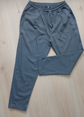 Gri Erkek Rahat Kesim  Pantolon - Görsel 6