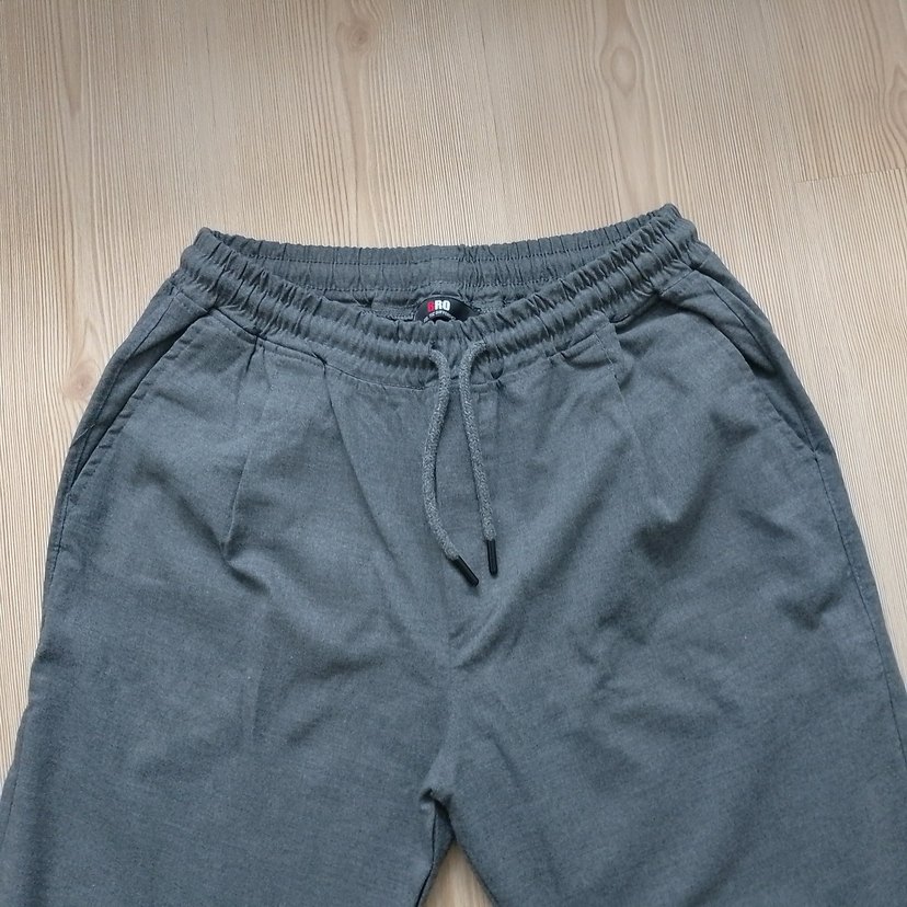 Gri Erkek Rahat Kesim  Pantolon - Görsel 4