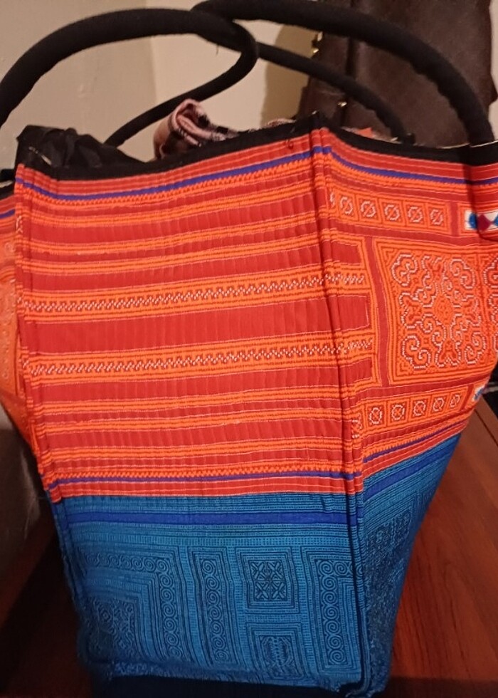 Etnik desenli çanta  - Görsel 2