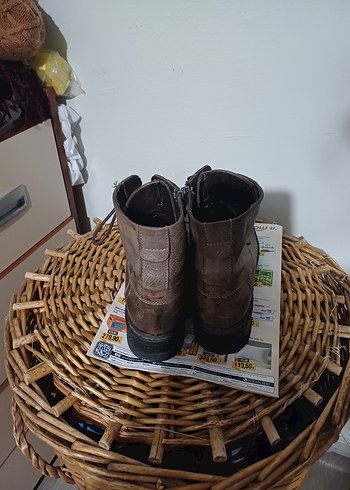 Kahverengi Deri Erkek Botlar - Görsel 4