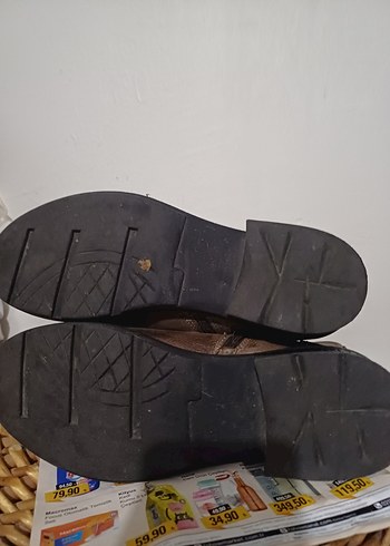 Kahverengi Deri Erkek Botlar - Görsel 5