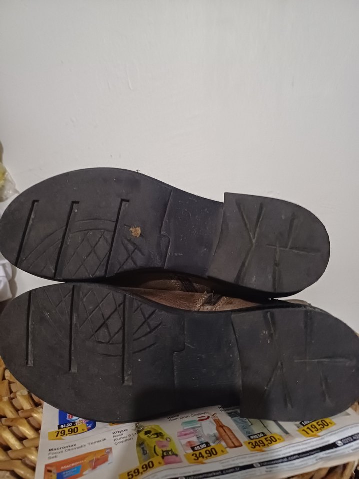 Kahverengi Deri Erkek Botlar - Görsel 5