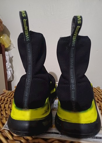 Sarı Yılan Desenli Kadın Spor Ayakkabı - Görsel 3