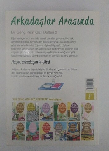 İpek Ongun Bir Genç Kızın Gizli Defteri 2 kitabı - Görsel 2