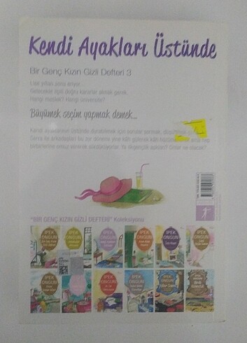 İpek Ongun Bir Genç Kızın Gizli Defteri 3 kitabı - Görsel 2