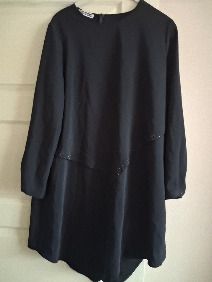 siyah 50 beden kadın tunik - Görsel 3