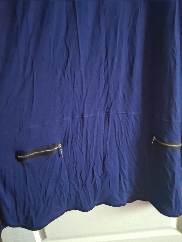 lacivert penye bayan tunik - Görsel 3