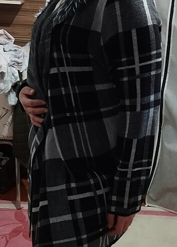 Büyük beden panço peluş hırka