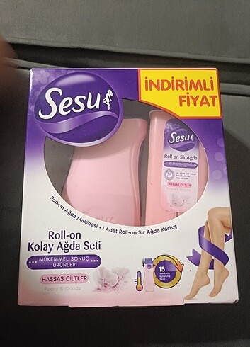 Diğer Sesu roll-on kolay ağda seti