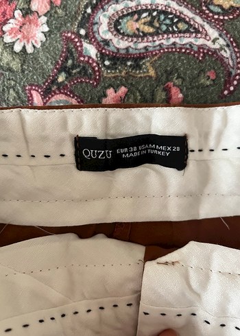 Quzu Kahverengi Şort - Görsel 2